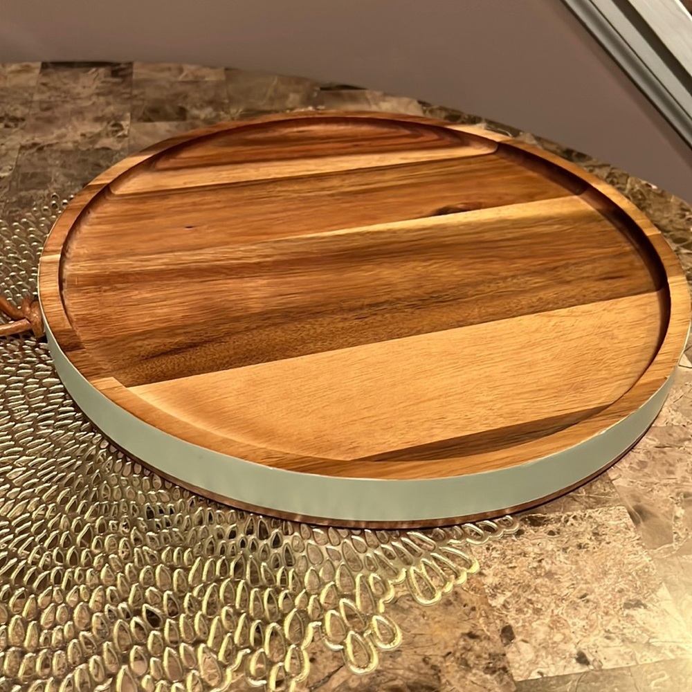 OUI for Indigo Wood Serving Board